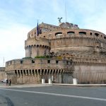 Lateral do Castel Sant'Angelo, em Roma