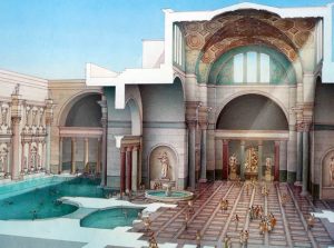 Termas de Caracala, em Roma, reconstituição