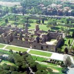 Termas de Caracala vista do alto, Roma