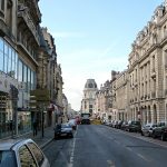 Rua no centro de Reims