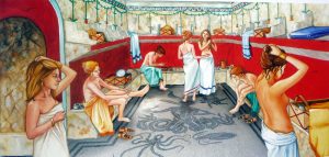 Termas de Caracala, em Roma, reconstituição