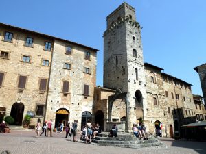 A medieval San Gimignano, na Toscana