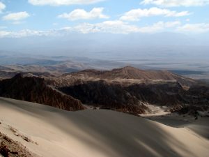 Valle de la Muerte, dunas, Deserto de Atacama, no Chile