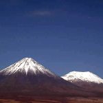 Vulcões no Deserto do Atacama, Chile