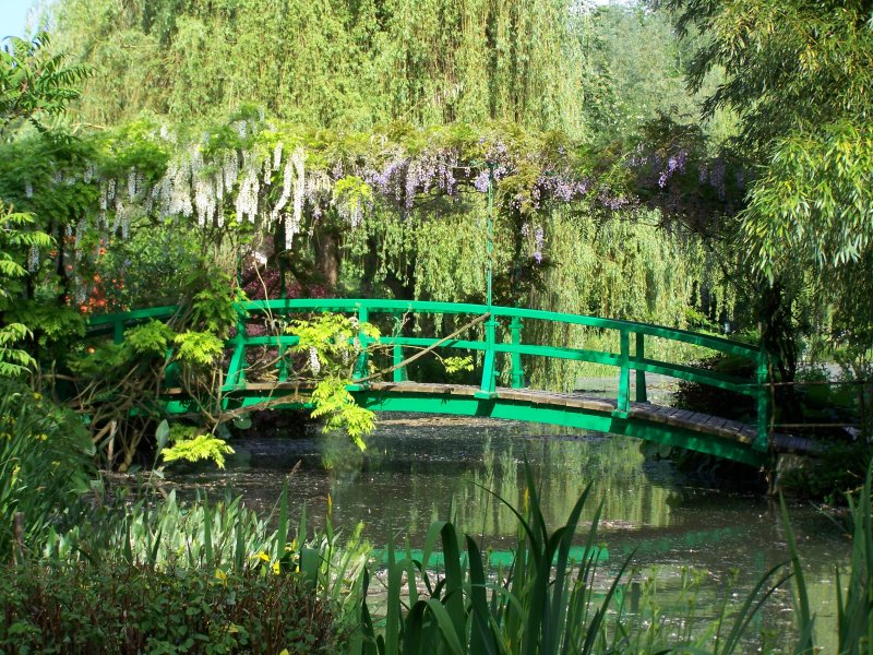 Ponte japonesa, Jardin de Claude Monet - fundation Monet
