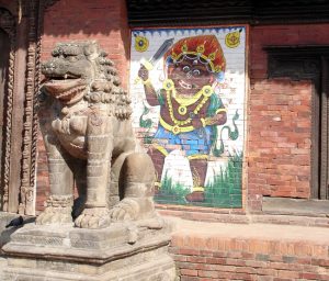 Escultura de pedra, Patan, Nepal
