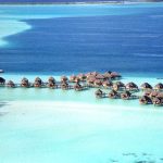 Laguna de Bora-Bora, vista aérea