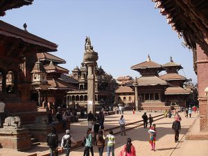 O centro antigo, o Durbar Square, Patan, Nepal