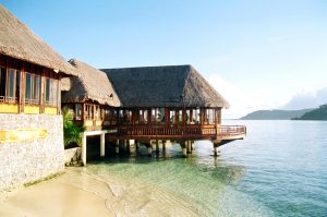 Restaurante do Resort Orient Express, em Bora Bora