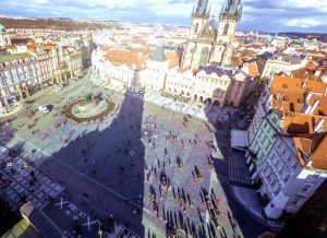 Centro de Praga vista do alto