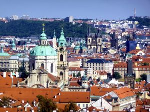 Cidade de Praga, vista do alto