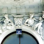 Decorção art-déco em edifício de Viena