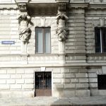 Edifício com detalhe art-déco em Viena