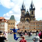 Espétáculo de rua, Praga