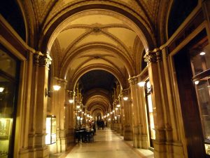 Ferstel passagem, interior