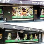 Loja legalizada que vende maconha em Viena