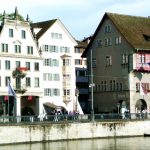 Zurich, as margens do rio Limmat