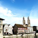 Zurich, margens do rio Limmat