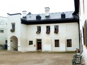 Habitação no interior do castelo de Salzburgo